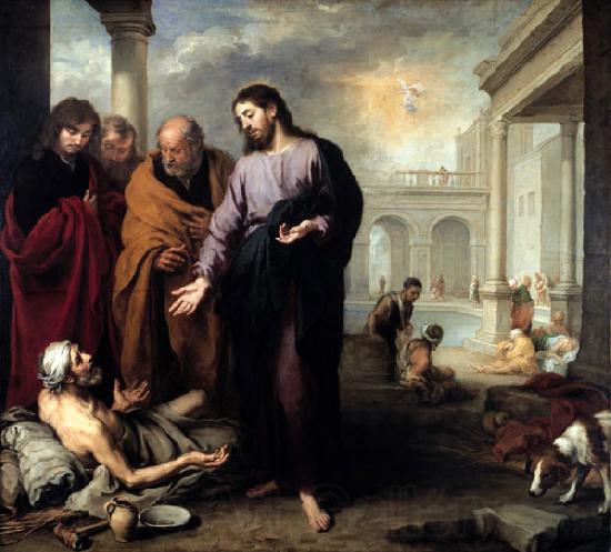 Bartolome Esteban Murillo Christ healing the Paralytic at the Pool of Bethesda